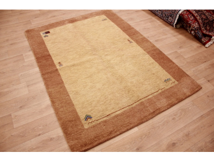 Orient Teppich "Gabbeh" reine Wolle 235x169 cm Beige