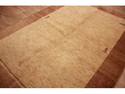 Oriental carpet "Gabbeh" pure wool 235x169 cm Beige