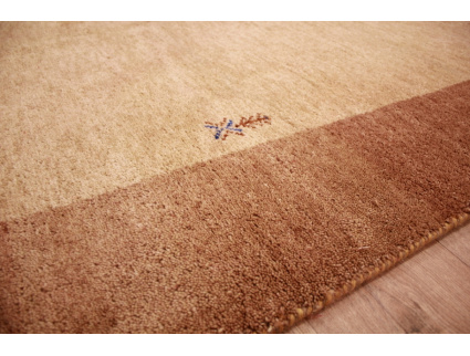 Oriental carpet "Gabbeh" pure wool 235x169 cm Beige