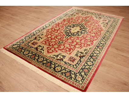 Persian carpet Qum pure Silk 205x135 cm