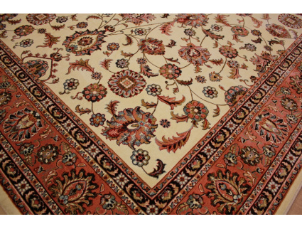 Classic oriental carpet Keramat 300x200 cm Beige