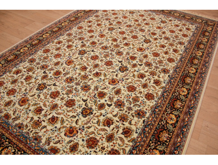 Classic oriental carpet Keramat 300x200 cm Beige