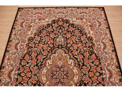 Classic oriental carpet Keramat 300x200 cm Brown