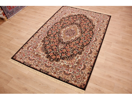 Classic oriental carpet Keramat 300x200 cm Brown