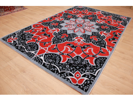 Modern oriental carpet Exir 300x200 cm Gray