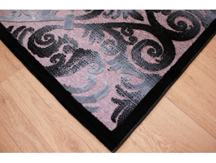 Modern oriental carpet Exir 300x200 cm Black