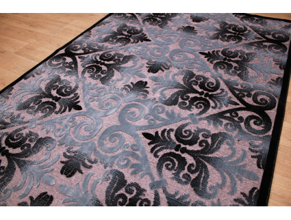 Modern oriental carpet Exir 300x200 cm Black