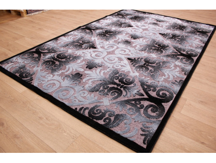 Modern oriental carpet Exir 300x200 cm Black