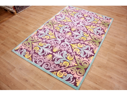 Modern oriental carpet Exir 300x200 cm Purple-Turquoise