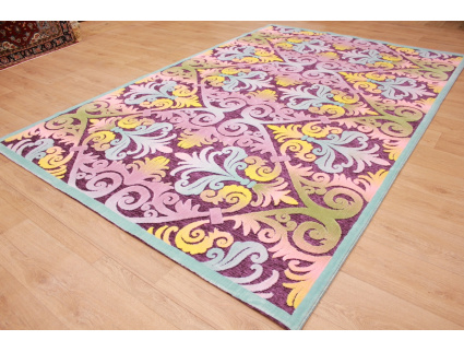 Modern oriental carpet Exir 300x200 cm Purple-Turquoise