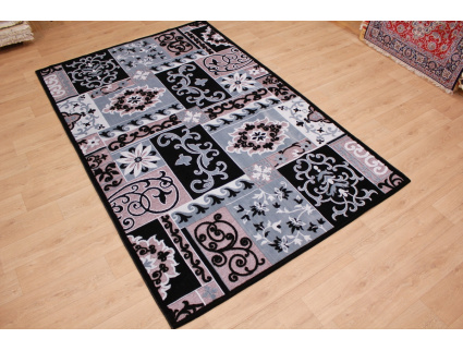 Modern oriental carpet Exir 300x200 cm Black