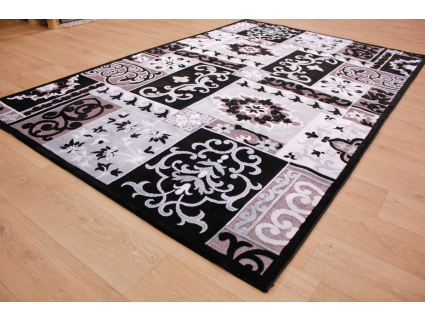 Modern oriental carpet Exir 300x200 cm Black