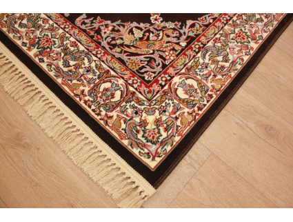 Classic oriental carpet Keramat 150x100 cm Brown