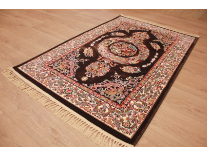 Classic oriental carpet Keramat 150x100 cm Brown