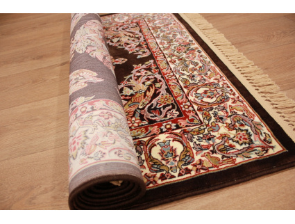 Classic oriental carpet Keramat 150x100 cm Brown