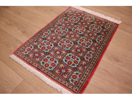 Persian carpet Ghom pure Silk 78x54 cm