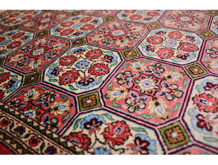 Persian carpet Ghom pure Silk 78x54 cm