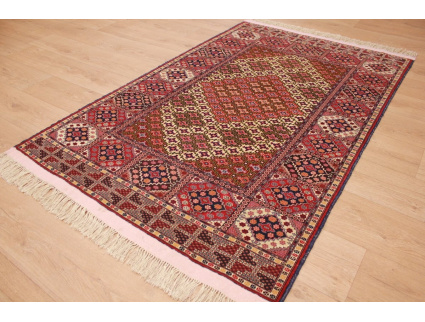 Oriental carpet "Turkmene"180x115 cm warp silk