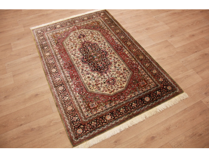 Persian carpet "Ghom" pure Silk rug 200x133 cm