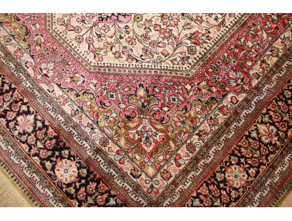 Persian carpet "Ghom" pure Silk rug 200x133 cm