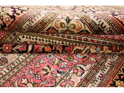 Persian carpet "Ghom" pure Silk rug 200x133 cm