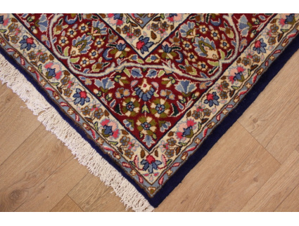 Persian carpet Kerman pure wool 340x240 cm Blue