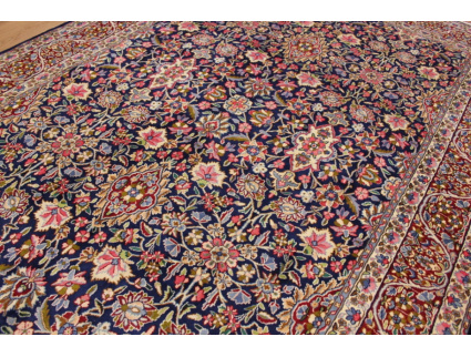 Persian carpet Kerman pure wool 340x240 cm Blue