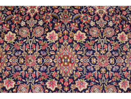 Persian carpet Kerman pure wool 340x240 cm Blue