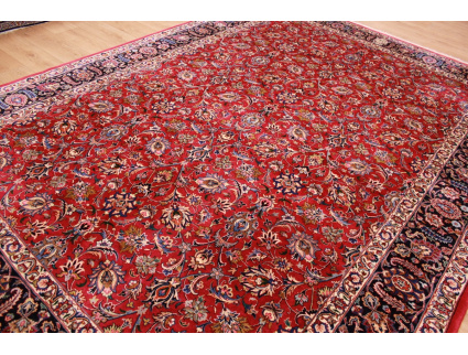 Persian carpet "Mashad" virgin wool 350x250 cm Red