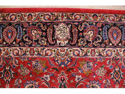 Persian carpet "Mashad" virgin wool 350x250 cm Red