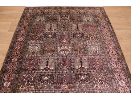 Hand-knotted Oriental carpet "China" pure silk 186x127 cm