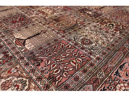 Hand-knotted Oriental carpet "China" pure silk 186x127 cm