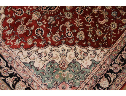 Seidenteppich China Orientteppich 185x125 cm Rot