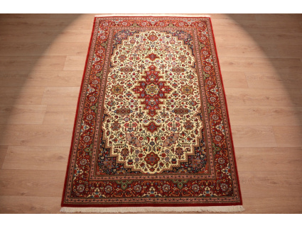 Persian carpet "Ghom" virgin wool 208x130 cm