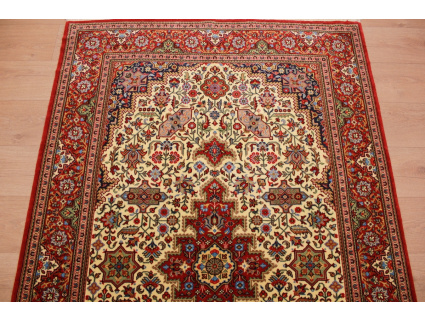 Persian carpet "Ghom" virgin wool 208x130 cm