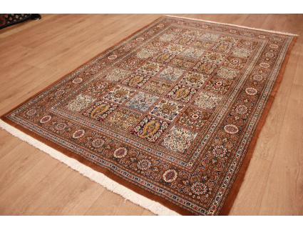 Persian carpet "Ghom" virgin wool 210x140 cm