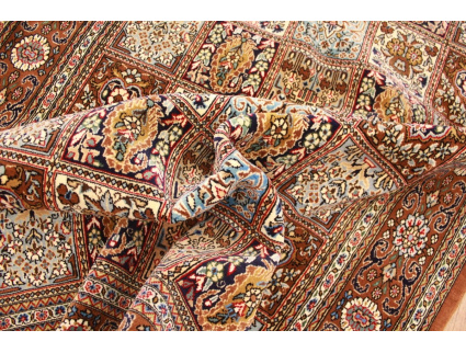 Persian carpet "Ghom" virgin wool 210x140 cm