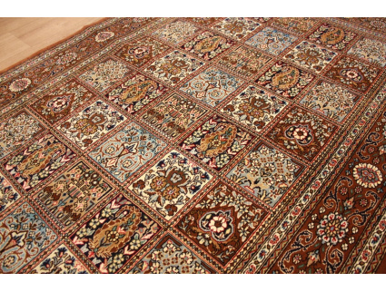 Persian carpet "Ghom" virgin wool 210x140 cm