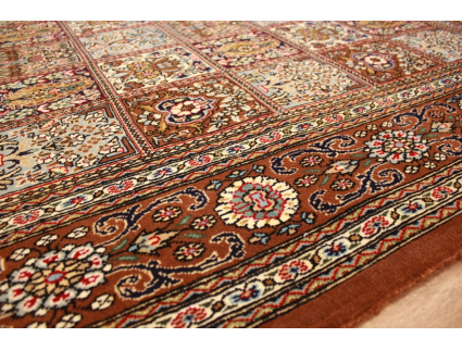 Persian carpet "Ghom" virgin wool 210x140 cm