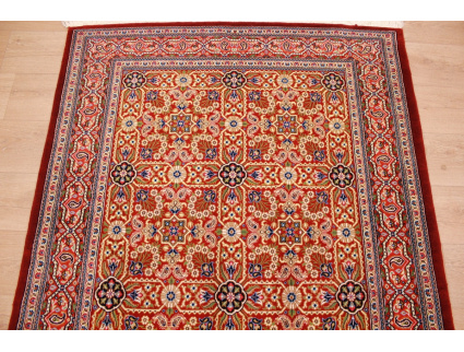 Fine Persian carpet "Ghom" Wool 207x135 cm Red