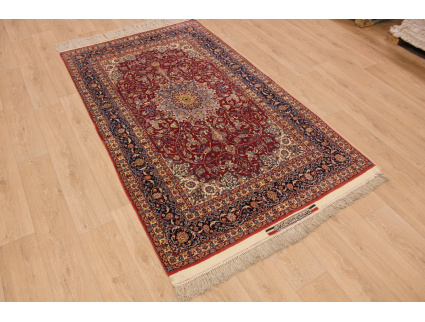 Antique Persian carpet Isfahan Seirafian 238x142 cm Red