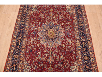 Antique Persian carpet Isfahan Seirafian 238x142 cm Red