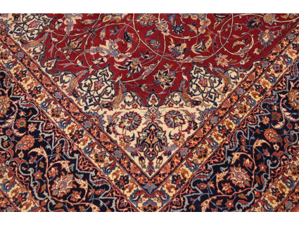 Antique Persian carpet Isfahan Seirafian 238x142 cm Red