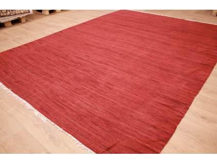 Orientteppich Kelim Wollteppich 350x250 cm Rot