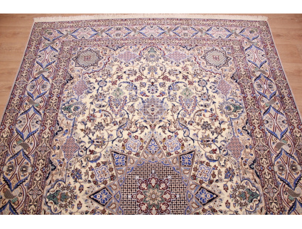 Fine Persian carpet "Nain" 6la with  silk 303x200 cm