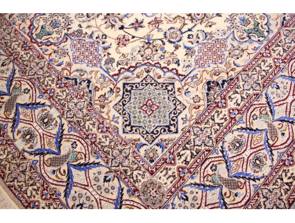 Fine Persian carpet "Nain" 6la with  silk 303x200 cm