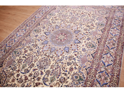 Fine Persian carpet "Nain" 6la with  silk 303x200 cm