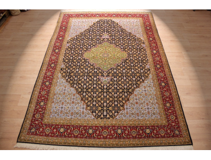 Persian carpet "Taabriz" mahi  323x222 cm blue