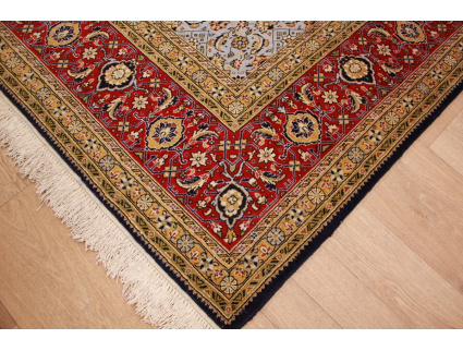 Persian carpet "Taabriz" mahi  323x222 cm blue