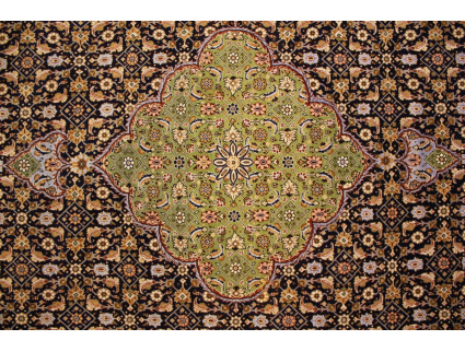 Persian carpet "Taabriz" mahi  323x222 cm blue